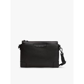 Sac bandoulière TH Business en cuir TH BUSINESS LEATHER CROSSBODY/Black