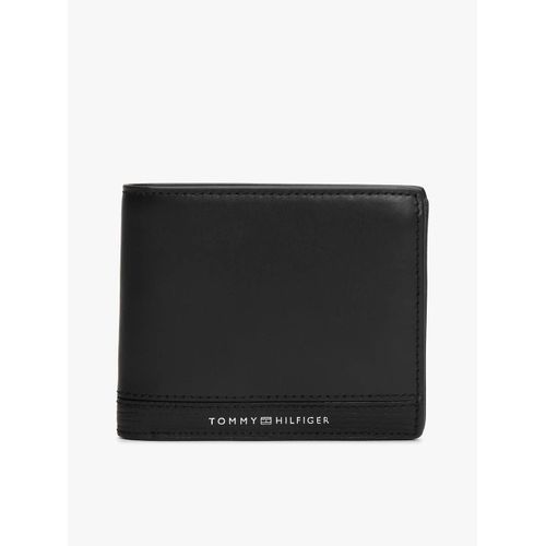 Portefeuille TH Business deux volets en cuir TH BUSINESS CC AND COIN/Black