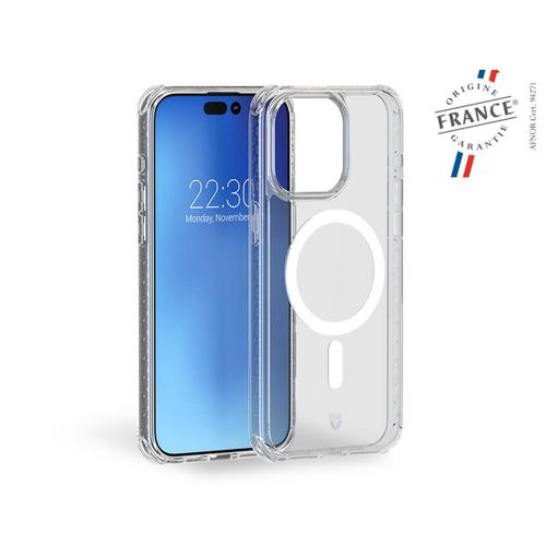 Coque Renforcée Iphone 15 Pro Air Origine France Garantie Compatible Magsafe Transparente - Origine France Garantie - Garantie À Vie Force Case