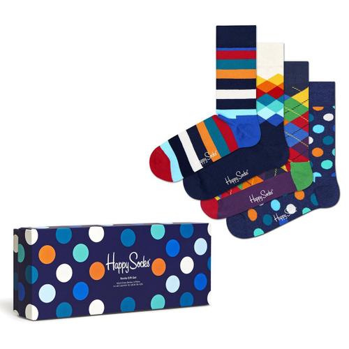 Happy Socks Multi Color 4-Pack Gift Box Multicolore
