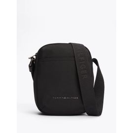 Sac reporter à logo en métal TH NYLON MINI REPORTER/Black