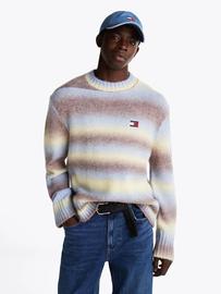 Pull À Motif Dégradé Avec Laine Tjm Reg Ombre Cneck Sweater/Custard Cream - L