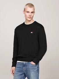 Pull Tommy Badge Avec Laine Tjm Reg Badge Sweater/Black - Xxl