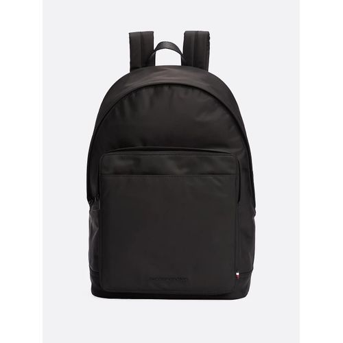 Sac à dos arrondi à logo texturé TH REPREVE BACKPACK/Black