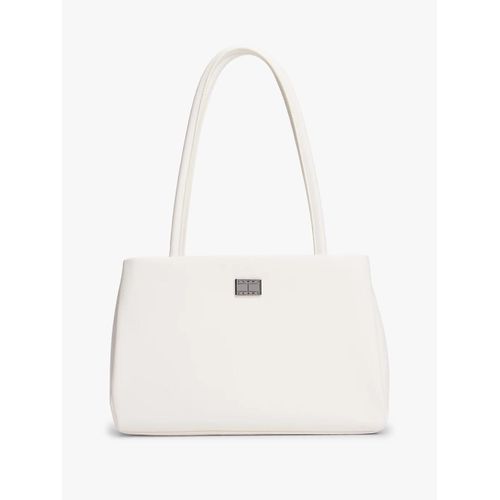 Cabas à plaque logo TJW AMERICAN COOL MED TOTE/Off White