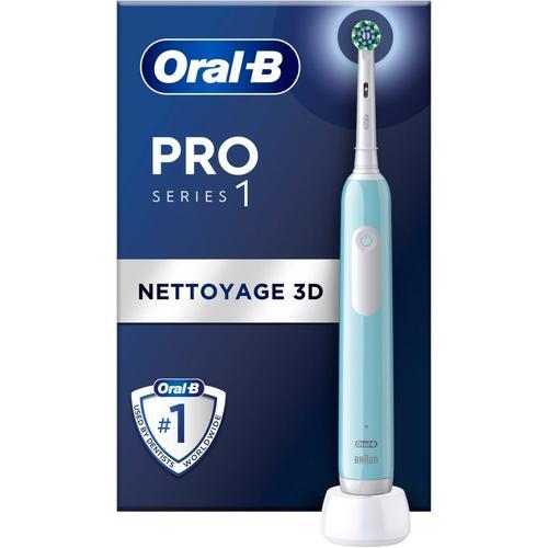 Brosse À Dent Électrique Oral-B Pro 1 Bleue Cross Action + 1 Brossette