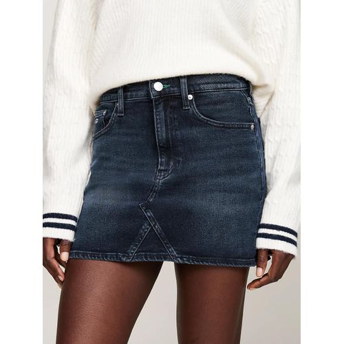 Minijupe En Denim Délavé À Taille Mi-Haute Izzie Mr Mn Skirt Dh6268/Denim Dark - 24