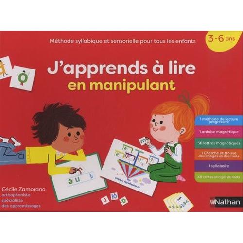 Coffret J'apprends À Lire En Manipulant - Méthode Syllabique Et Sensorielle Pour Tous Les Enfants
