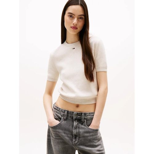 Pull Ajusté À Manches Courtes Tjw Essential Ss Sweater/Oat Marl Htr - L