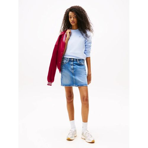 Mini-Jupe Mom En Denim Délavée Mom Skirt Bi0134/Denim Medium - 24