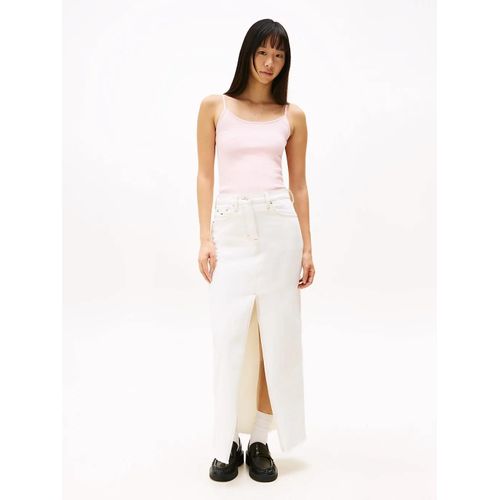 Jupe Longue Claire En Denim Claire Maxi Skirt Bi8194/Denim White - 26