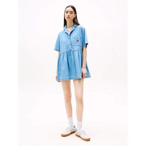 Robe Chemise Courte Décontractée En Denim Tjw Lt Denim Dress Ext/Denim Light - S