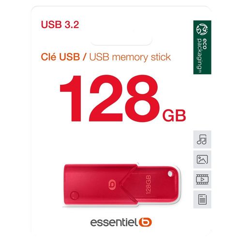Clé USB ESSENTIELB 128Go USB 3.0