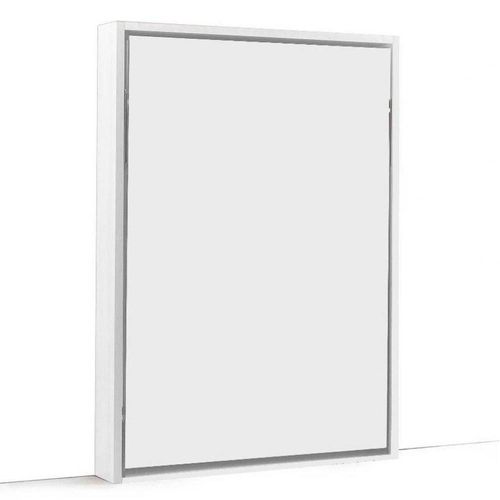 Tonic Armoire Lit Verticale Compacte Blanc Mat Ultra Plate Couchage 160 * 200 Cm