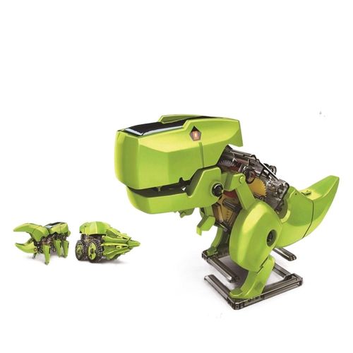 3 En 1 Robot Solaire Diy Intelligence Jouet Expérience De Physique Scientifique Dinosaure Insecte Perceuse