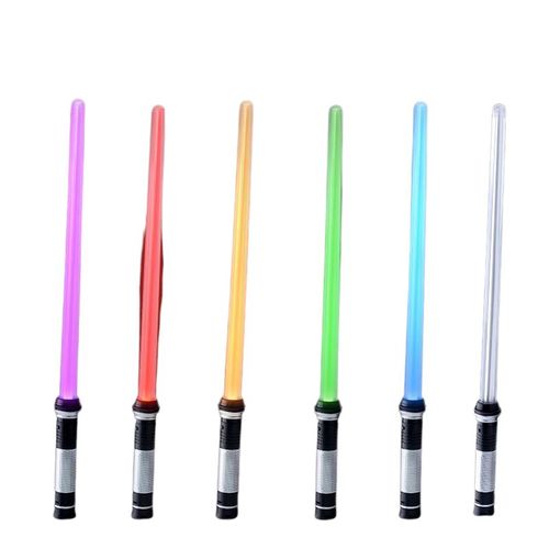 Épée Laser Rétractable À Changement De Couleur Avec Capteur De Sabre Laser Star Wars
