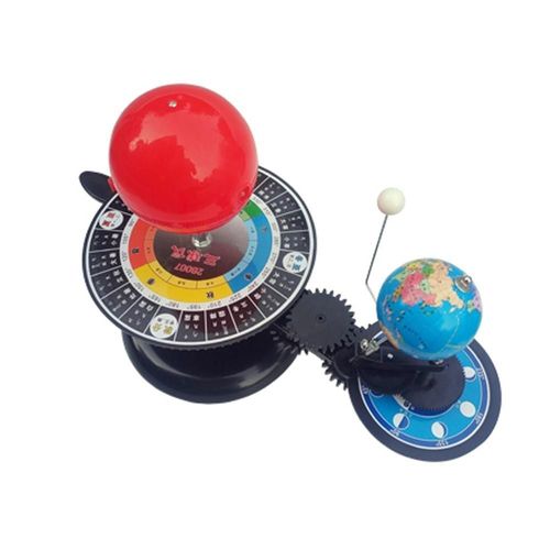 Diy Système Solaire Modèle Globe Terre S-Un Lune Orbital Planétarium Outil D'enseignement Éducatif