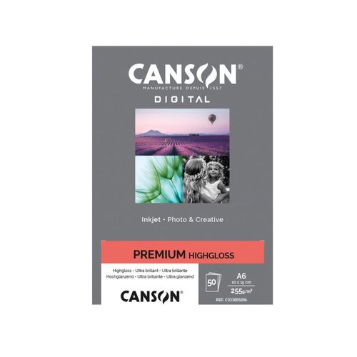 Papier photo CANSON Premium High Gloss 10x15