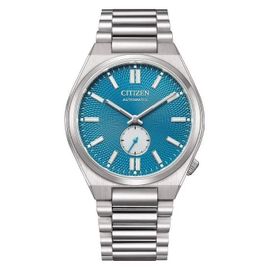 Montre Hommes Citizen Nk5010-51l - Argent Acier Inoxydable - 40mm - Bleu - 5 Bar - 147g