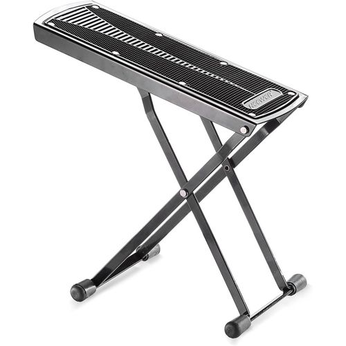 Neewer Repose-Pied Très Solide En Fer Massif Pour Guitare, Permettant Six Positions Facilement Réglable En Hauteur, Excellente Stabilité Avec Caches D’Extrémité En Caoutchouc Et Coussinet En Caoutchouc Anti-Dérapant