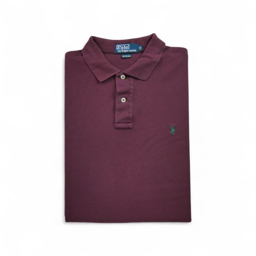 Reconditionné - Polo Manches Courtes Homme Bordeaux - Taille M - Homme - Bordeaux