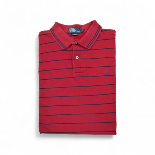 Reconditionné - Polo Manches Courtes Homme - Taille Xl - Homme - Rouge