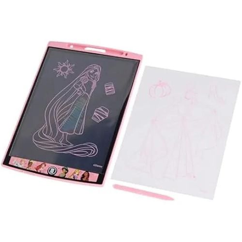 Tableau LCD Disney Princesse - DISNEY - Modèle Regenboog - 3 ans et plus - 225g - Inclus 1 batterie CR2032