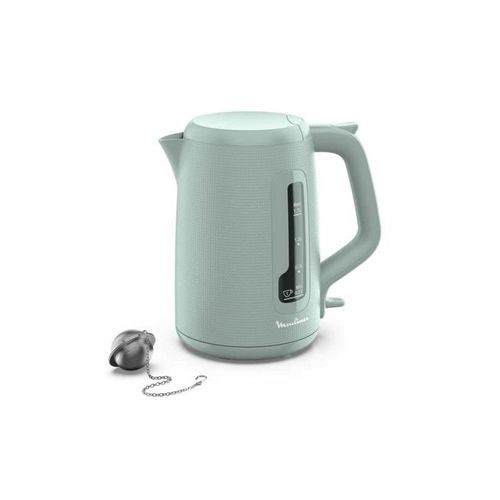 MOULINEX BOUILLOIRE ÉLECTRIQUE 1.7 L, INDICATEUR 1 TASSE, FILTRE ANTICALCAIRE, ARRET AUTO, BOULE A THÉ INCLUSE, MORNING BY2M13