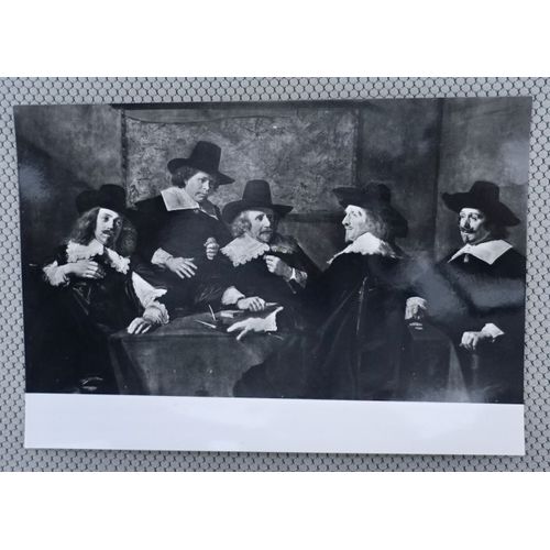 Carte Postale Cpa. Tableau, Peinture De Frans Hals. Frans Halsmuseum . Portrait De Groupe Des Régents De L'Hôpital Sainte-Élisabeth De Haarlem. 1641. Haarlem, Pays-Bas , Hollande.