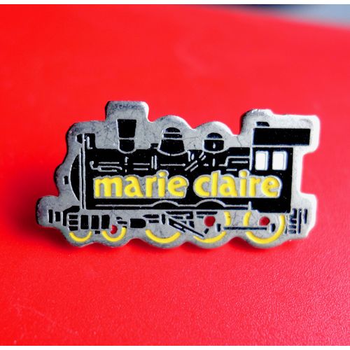 Pins Train, Locomotive, Media, Magazine. Journal Marie-Claire. Transport, Voiture, Chemin De Fer.