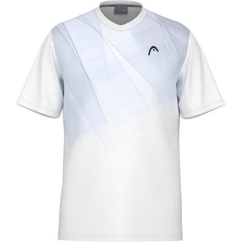 Topspin T-Shirt Garçons - Blanc , Bleu Foncé
