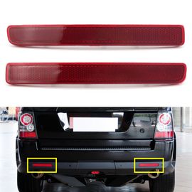 Réflecteur De Pare-Chocs Arrière De Voiture, Bande D'iode À Lentille Rouge, Land Rover Discovery 3, Discovery 4, Range Rover Dehors Xff500030, 1 Paire