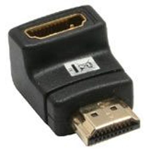 InLine - Adaptateur HDMI - HDMI mâle pour HDMI femelle - connecteur incliné