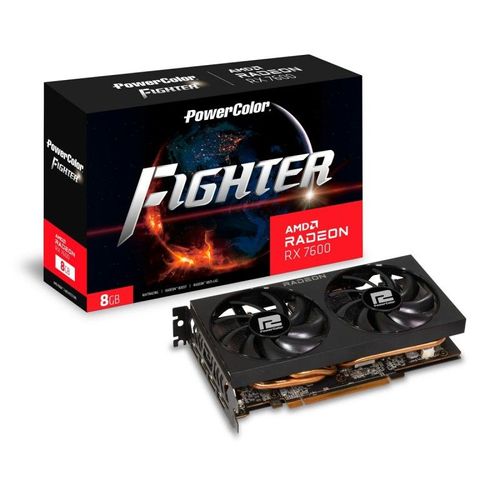 Powercolor Radeon Rx 7600 Fighter Grafikkarte - 8gb Gddr6, 1x Hdmi, 3