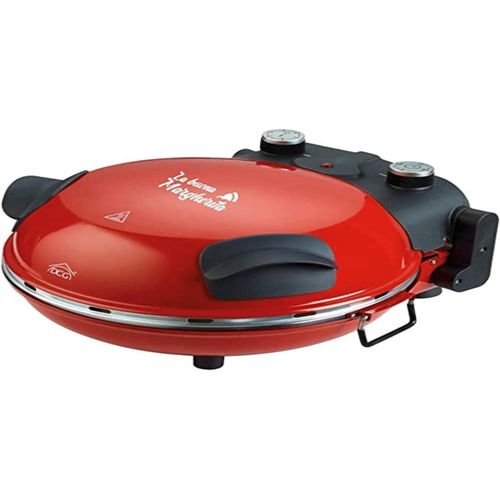 KGABERY-Mb2300-Four Pizza Maker 1200 W Minuteur Et Thermostat,Rouge