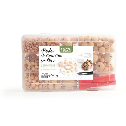 Perle En Bois 747 Pièces