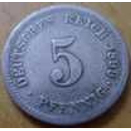 Allemagne Piece De 5 Pfennig 1876