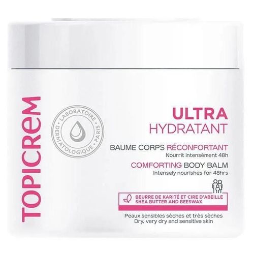 Baume Corps Réconfortant - Topicrem - 380ml - Peaux Sèches - Sans Parabène - Mixte 