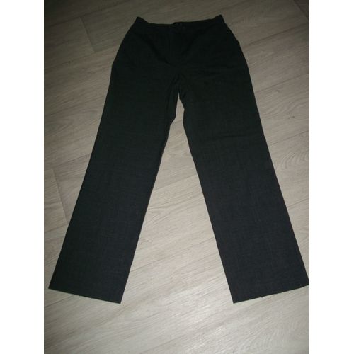 Pantalon La Redoute Habillé Gris Chiné Taille 38 Tbe