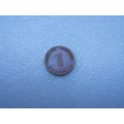 Allemagne Pièce De Monnaie 1 Pfennig 1978 F / Allemagne