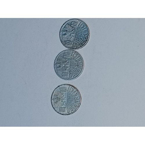 Autriche Lot De 3 Pieces De 10 Groschen 1953 1959 1975