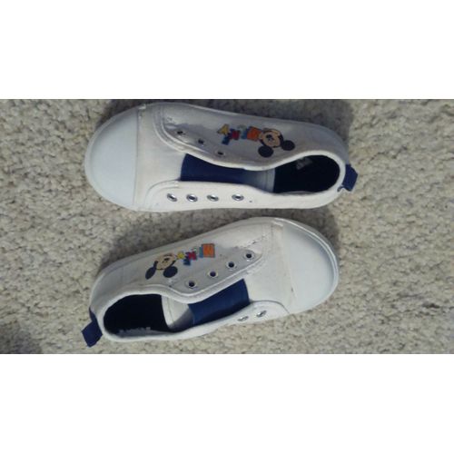 Baskets Basses Blanches Garcon Disney Mickey Pointure 27