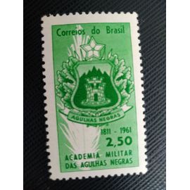 Timbre Bresil Y T 704 150 Ans Agulhas Negras Académie Militaire 1961 (230509 )