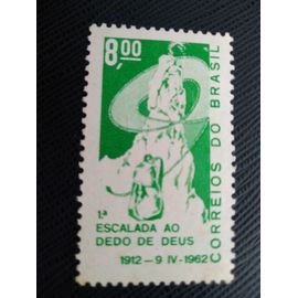 Timbre Bresil Y T 714 50e Anniv De La 1e Ascension De La Montagne - Doigt De Dieu 1962 (230509 )
