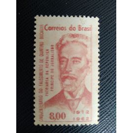 Timbre Bresil Y T 725 Quintino Bocaiúva, Journaliste Et Patriote 1962 (230509 )