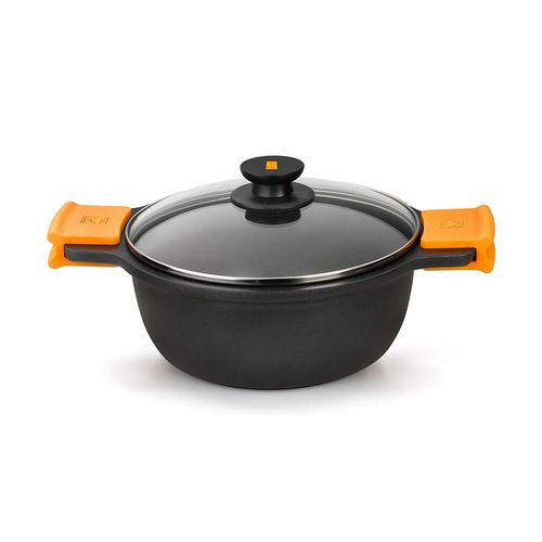 Casserole - Pinti - Cm32 - 2 Poignées - Antiadhésif - Couverture Incluse