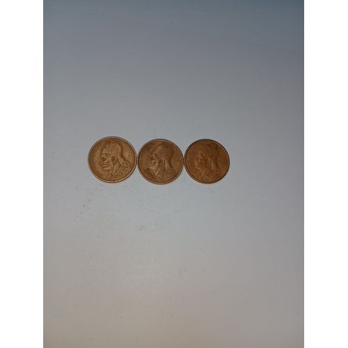 Grece Lot De 3 Pieces De 2 Drachmai 1976 1978 1982