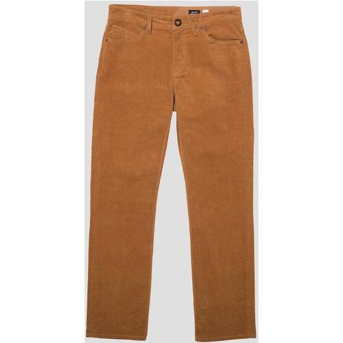 Volcom Solver 5 Pocket Pantalon En Velours Marron