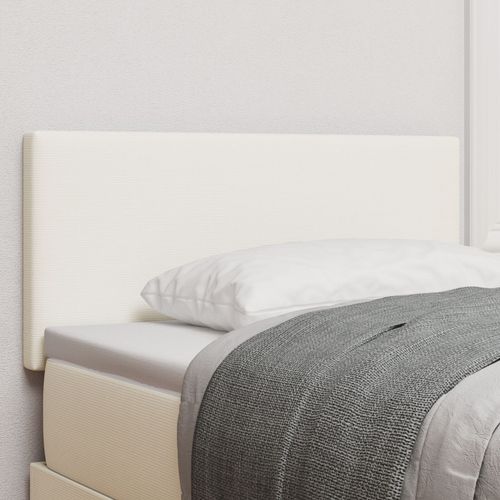 Tête De Lit Vidaxl Design Simple Crème 90 Cm En Tissu Cordon