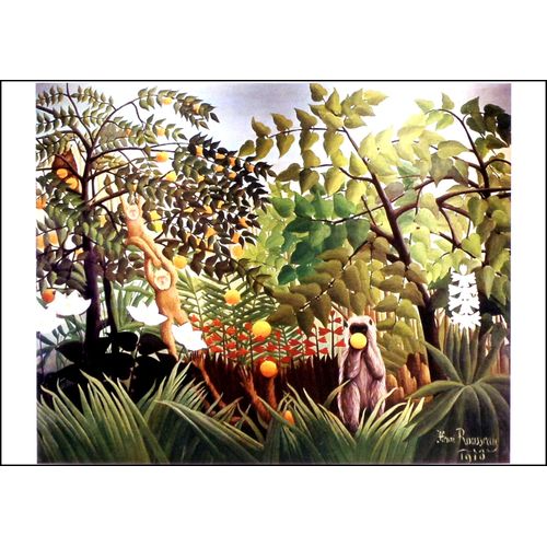 Rousseau Henri Lot 3 Cartes Postales Tableaux Peinture